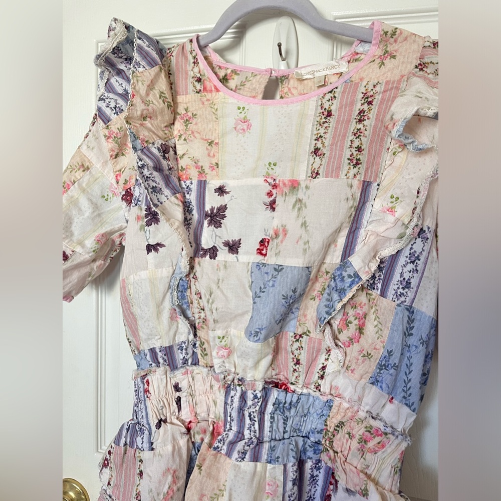 Loveshackfancy Patchwork Dress - image 3